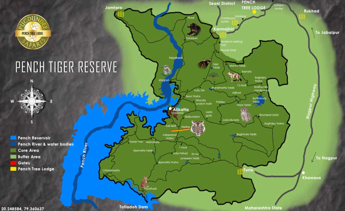 About Pench National Park Pench Tiger Reserve