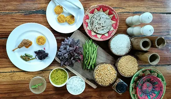 Locally sourced organic ingredients at Pench Tree Lodge
